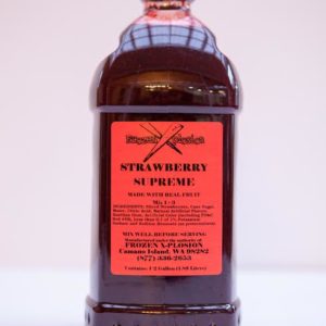 Single Bottle of Fruit Concentrate